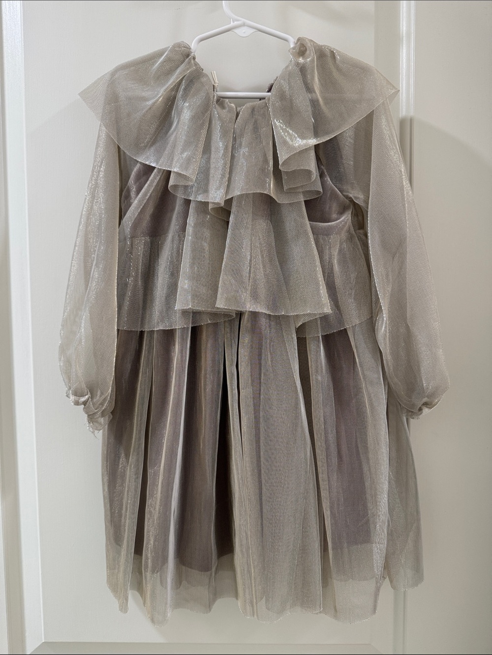 Zara Girls Shimmery Layered Dress